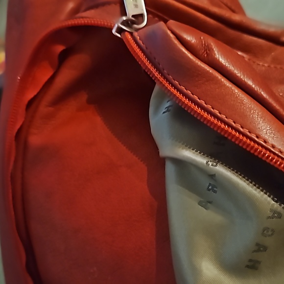 Asymmetrical Leather Hobo Crossbody by Hagara - Picture 12 of 12